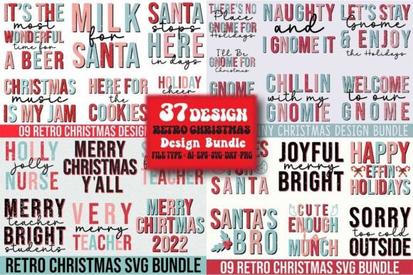 Big Retro Christmas Design Bundle Review