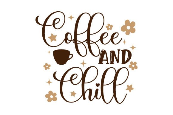 Coffee and Chill Retro Groovy Style