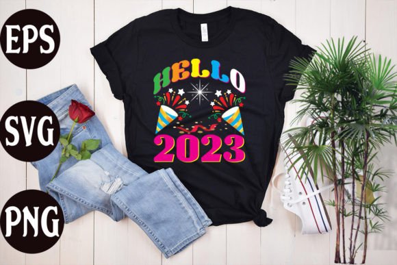 Hello 2023: A Designer's Take on This Retro Embroidery Design