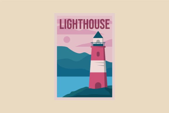 Lighthouse Minimalistic Print Poster Review
