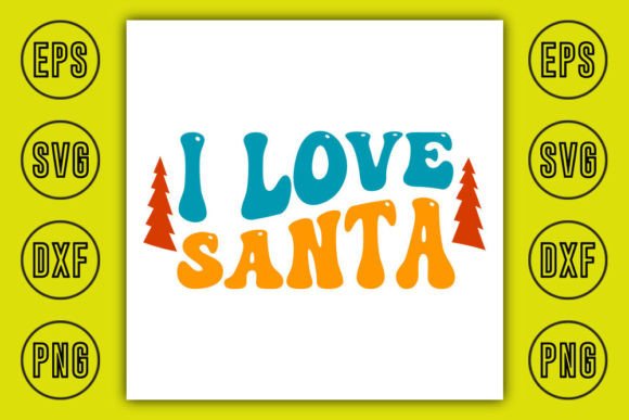 Retro Christmas Design, I Love Santa Review