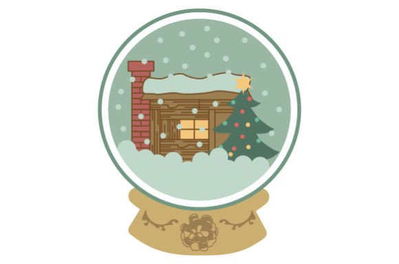 Retro Christmas Village Globe Review