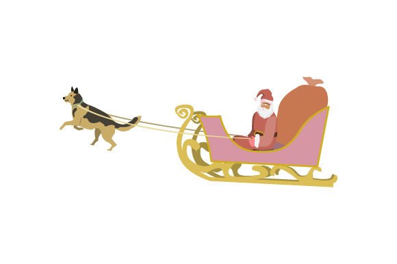 Retro Santa Claus in Vintage Sled Review