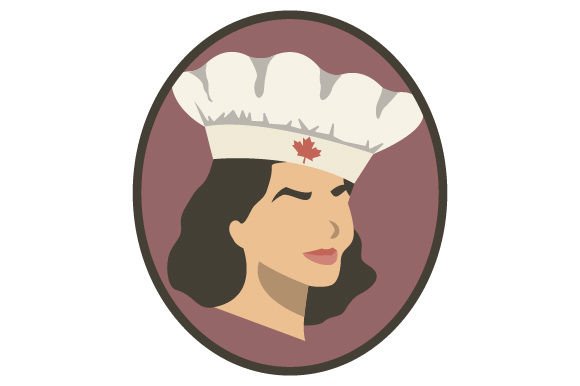 Retro Woman, Chef - Oval Frame Review