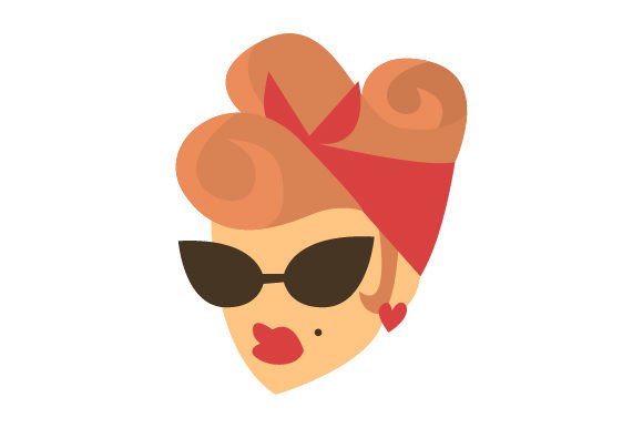 Rock N Roll Retro Girl Face: A Designer's Review