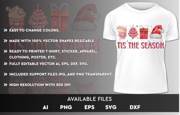 Tis the Season Merry Christmas T-shirt